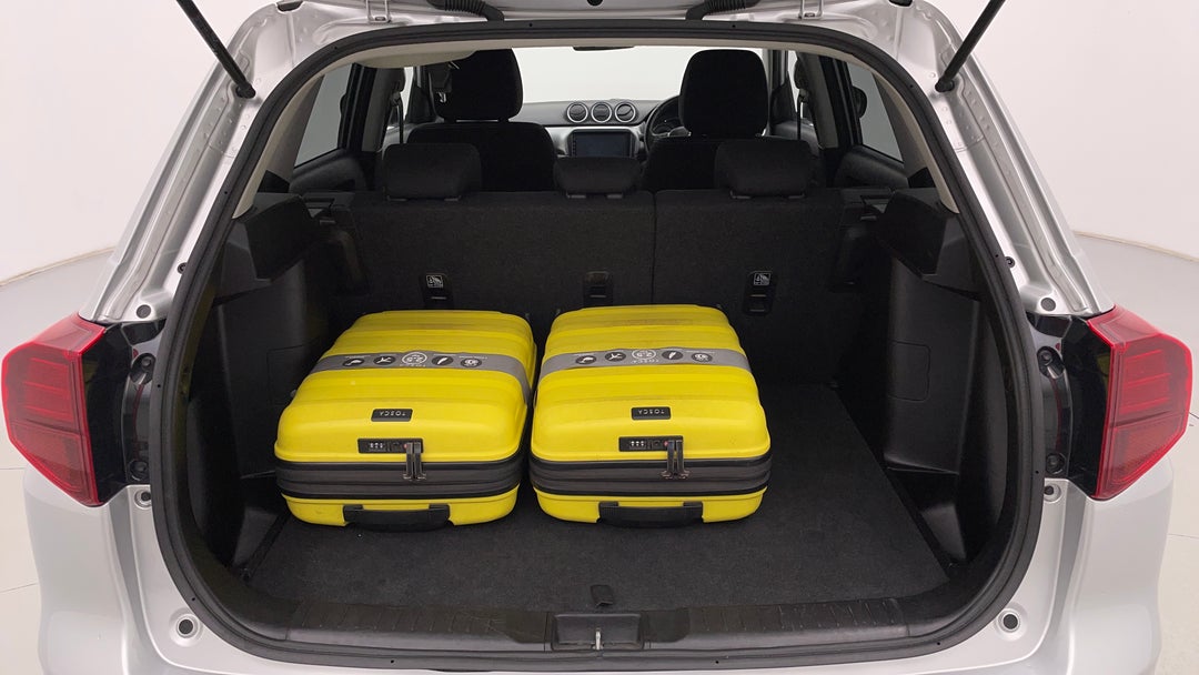 Boot Inside View with Luggage