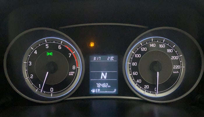2017 Maruti Dzire ZXI AMT, Petrol, Automatic, 78,482 km, Odometer Image