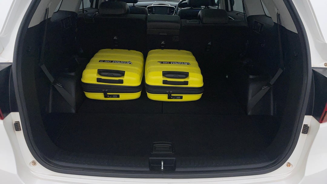 Boot Inside View with Luggage