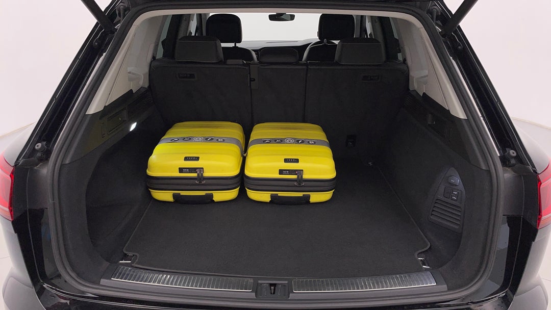 Boot Inside View with Luggage