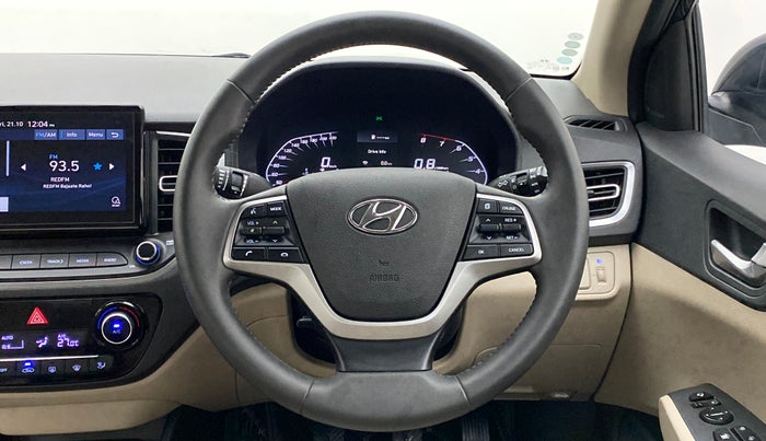 2021 Hyundai Verna SX PETROL MT, Petrol, Manual, 2,664 km, Steering Wheel Close Up