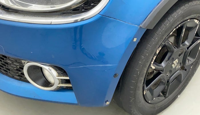2018 Maruti IGNIS ZETA 1.2 AMT, Petrol, Automatic, 1,08,256 km, Front bumper - Bumper cladding minor damage/missing