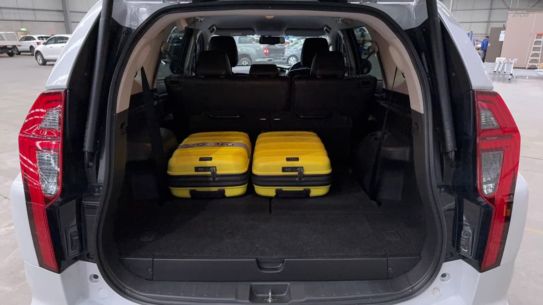 2022 Mitsubishi Pajero Sport Gsr (4WD) 7 Seat, Automatic, 108886 km, Boot Inside View with Luggage