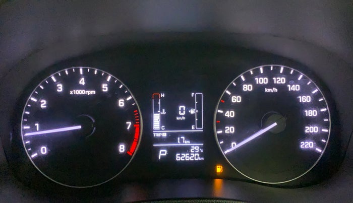 2018 Hyundai Creta SX AT 1.6 PETROL, Petrol, Automatic, 62,620 km, Odometer Image