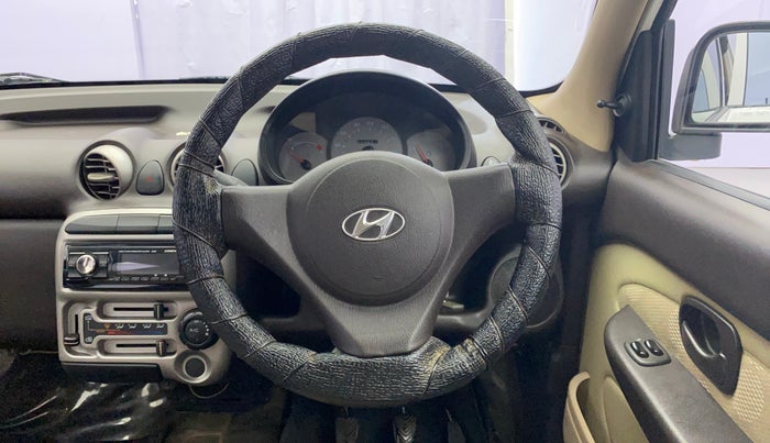 2011 Hyundai Santro Xing GL PLUS, Petrol, Manual, 29,636 km, Steering Wheel Close Up