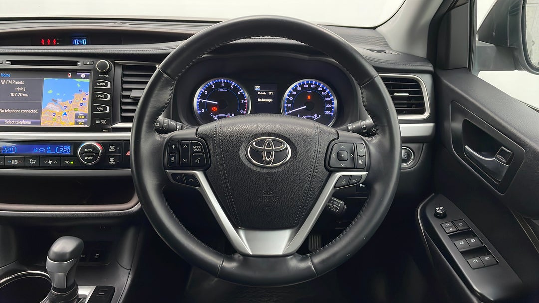 2018 Toyota Kluger Gxl (4x2), Automatic, 60690 km, Steering Wheel Close-up