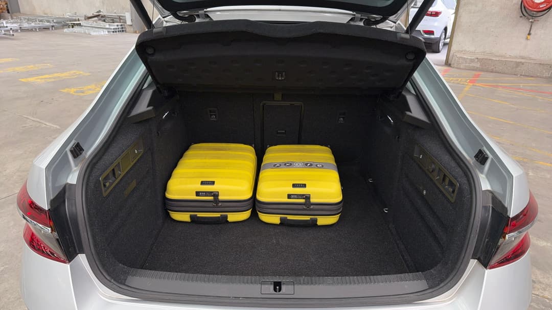 2022 SKODA Superb Style 162tsi, Automatic, 35069 km, Boot Inside View with Luggage