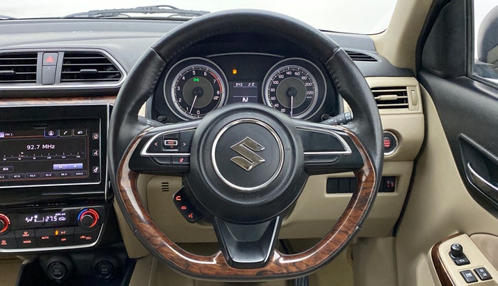 2017 Maruti Dzire ZXI Plus AMT, Petrol, Automatic, 44,270 km, Steering Wheel Close Up