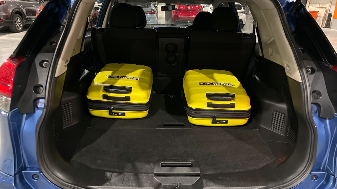 2018 Nissan X-trail St (2WD), Automatic, 83957 km, Boot Inside View with Luggage