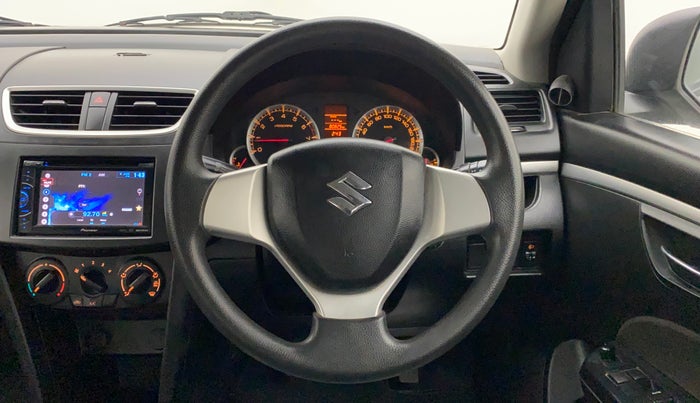 2012 Maruti Swift VXI, Petrol, Manual, 80,825 km, Steering Wheel Close Up