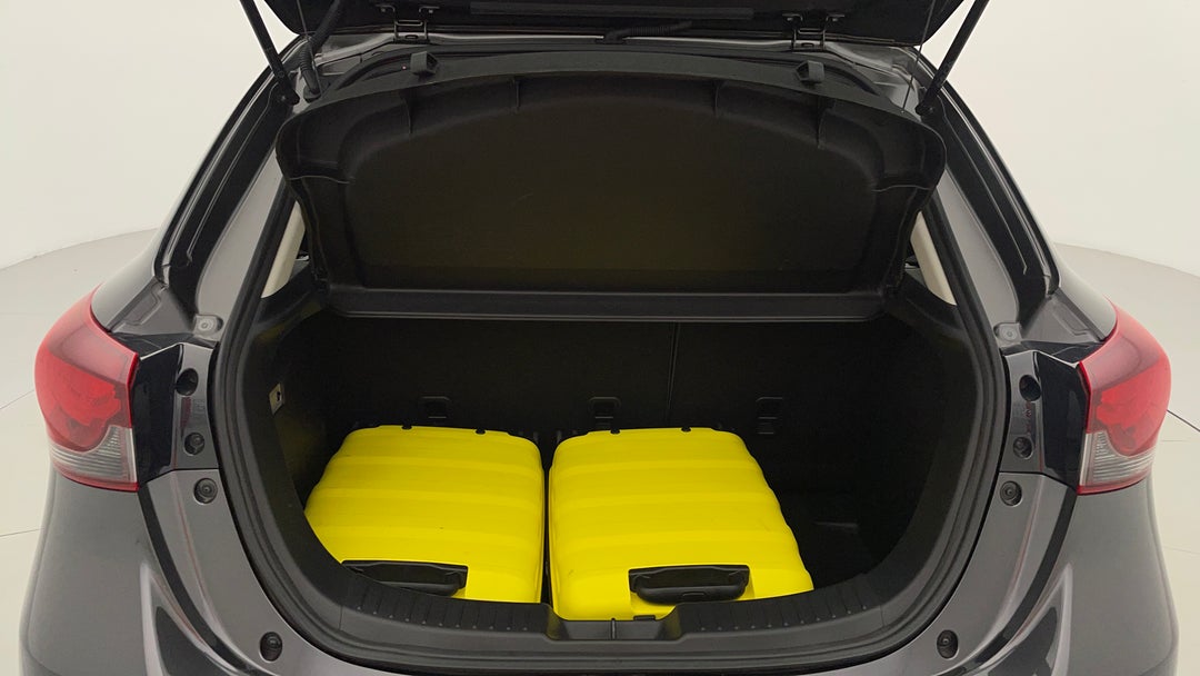 Boot Inside View with Luggage