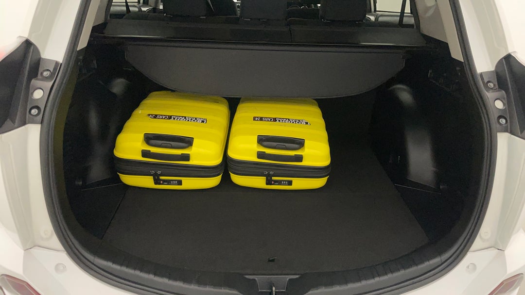 Boot Inside View with Luggage