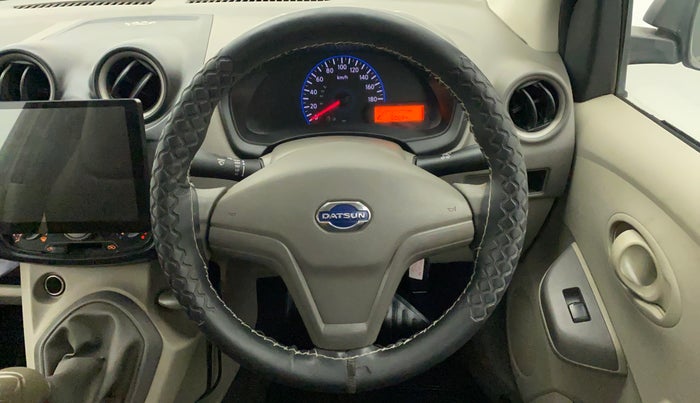 2015 Datsun Go Plus T, Petrol, Manual, 50,693 km, Steering Wheel Close Up