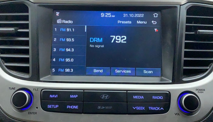 2018 Hyundai Verna 1.6 SX VTVT AT (O), Petrol, Automatic, 37,483 km, Infotainment System