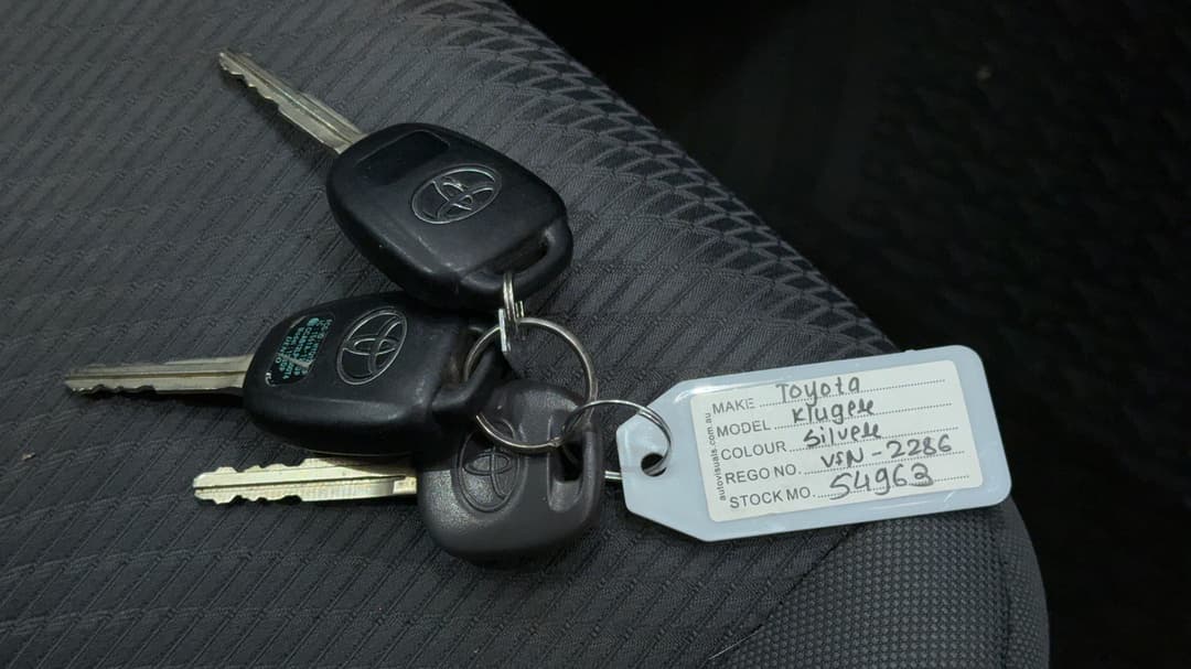 2018 Toyota Kluger Gx (4x4), Automatic, 106795 km, Key Close-up