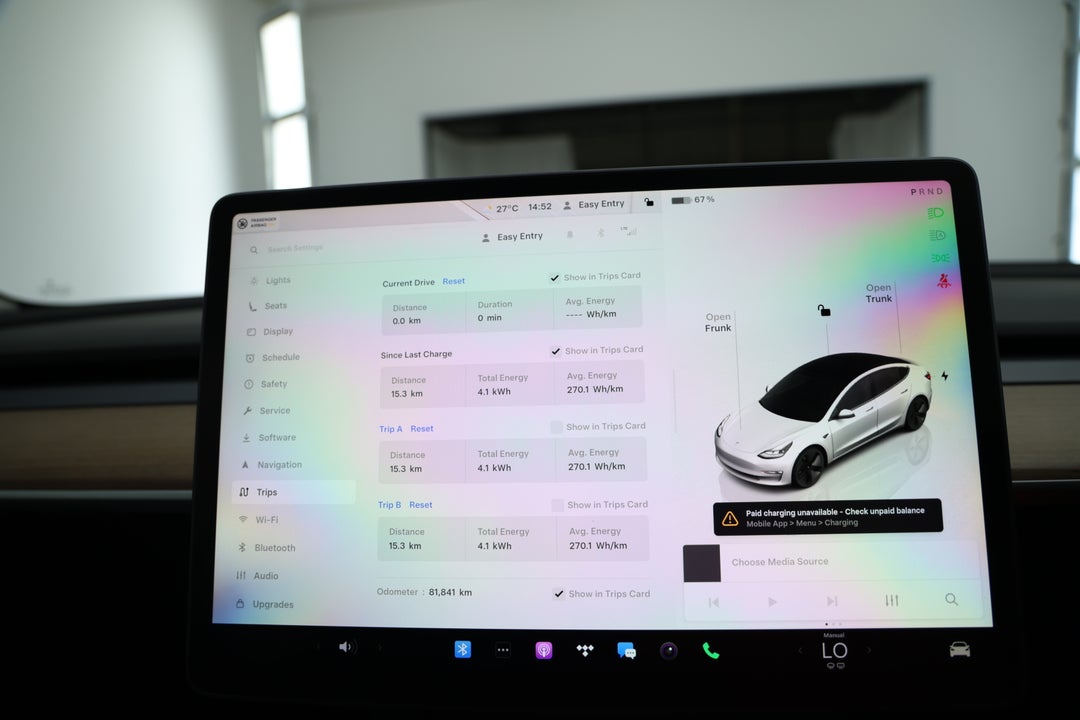 2023 Tesla Model 3 Rear-wheel Drive, Automatic, 81841 km, Odometer View
