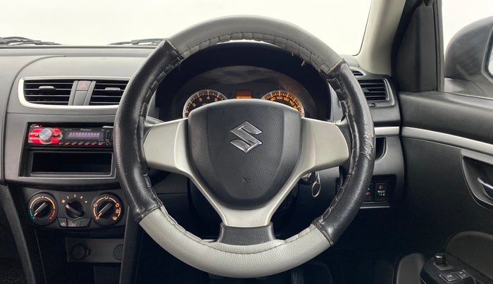 2012 Maruti Swift VXI D, Petrol, Manual, 76,638 km, Steering Wheel Close Up