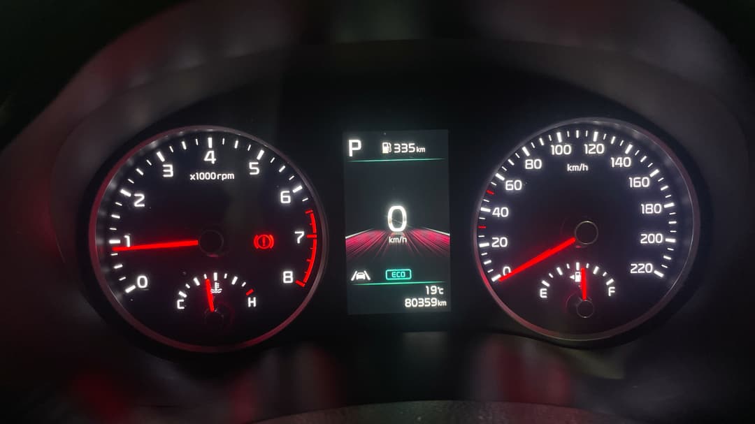 2020 Kia Rio Gt-line, Automatic, 80359 km, Odometer View