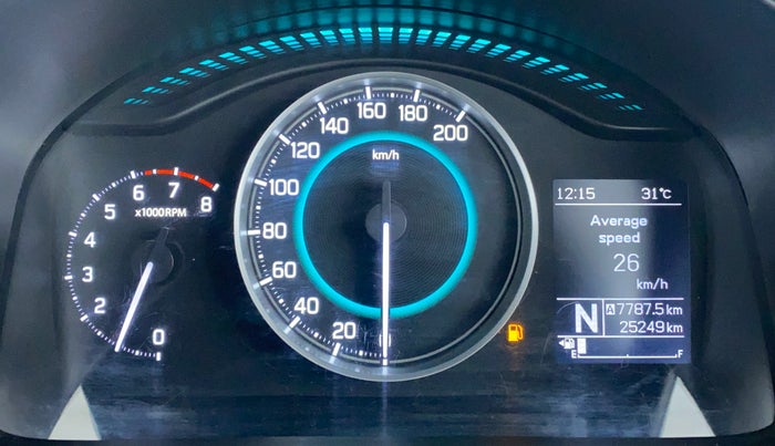 2019 Maruti IGNIS ALPHA 1.2 K12 AMT, Petrol, Automatic, 25,350 km, Odometer Image