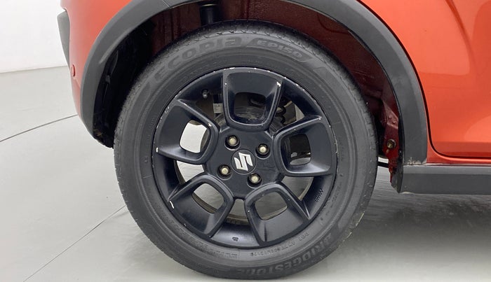 2017 Maruti IGNIS ZETA 1.2 AMT DUAL TONE, CNG, Automatic, 88,473 km, Right Rear Wheel