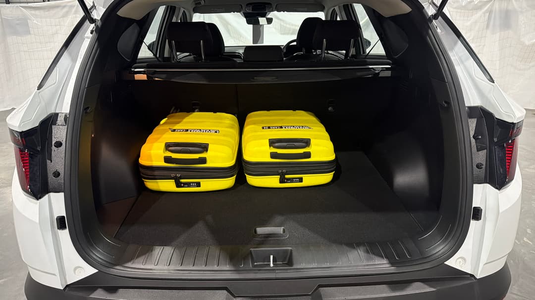 2023 Hyundai Tucson (FWD), Automatic, 45288 km, Boot Inside View with Luggage