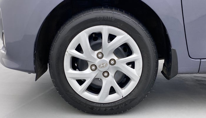 2017 Hyundai Grand i10 SPORTZ 1.2 KAPPA VTVT, Petrol, Manual, 40,988 km, Left Front Wheel