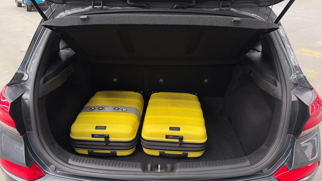 2020 Hyundai i30 Active, Automatic, 73266 km, Boot Inside View with Luggage