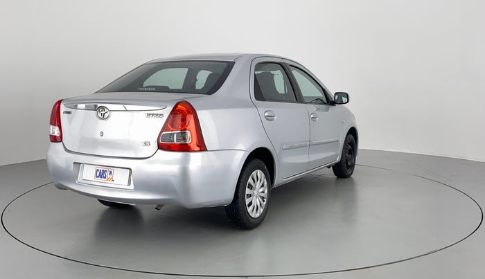 2011 Toyota Etios G, Petrol, Manual, 81,055 km, Right Back Diagonal