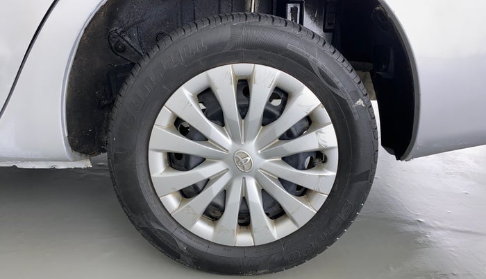 2011 Toyota Etios G, Petrol, Manual, 81,055 km, Left Rear Wheel