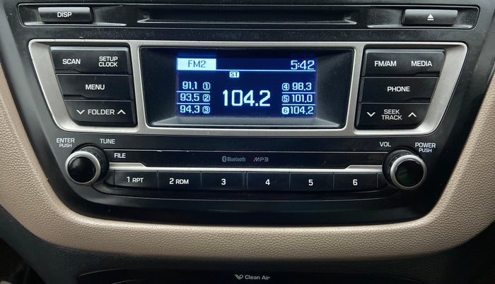 2015 Hyundai Elite i20 ASTA 1.2, Petrol, Manual, 40,024 km, Infotainment System
