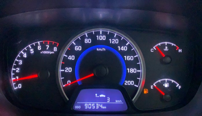 2015 Hyundai Grand i10 ASTA 1.2 (O) VTVT, Petrol, Manual, 90,904 km, Odometer Image