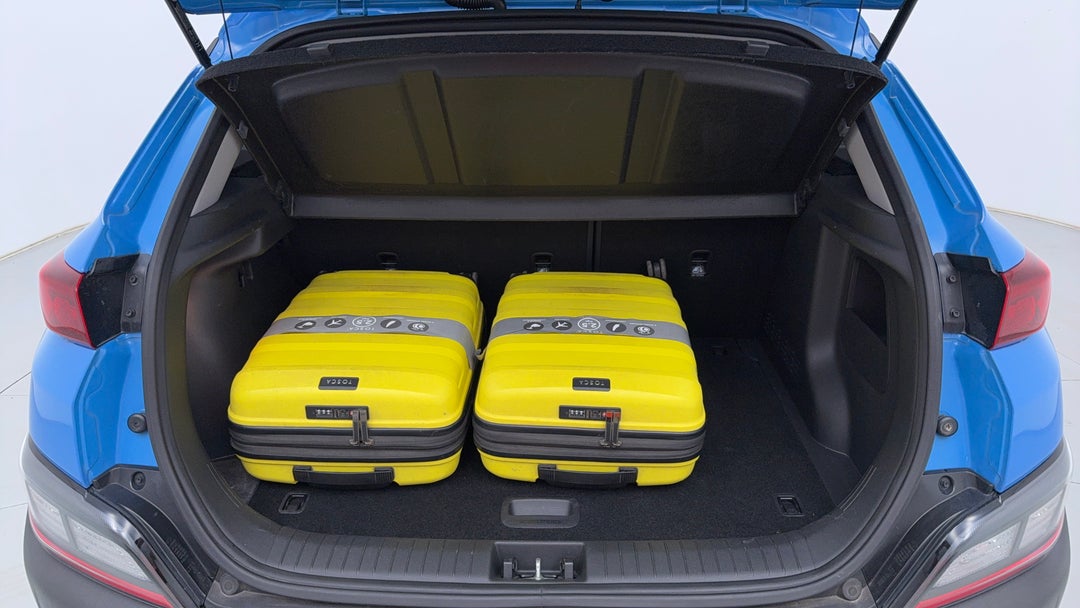 Boot Inside View with Luggage