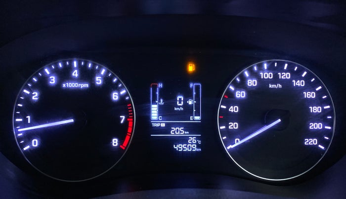 2017 Hyundai Elite i20 SPORTZ 1.2, Petrol, Manual, 49,509 km, Odometer Image