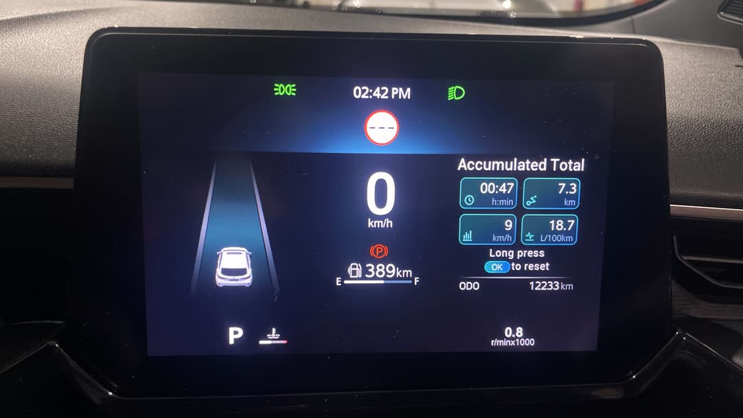 2024 MG Mg3 Essence, Automatic, 12233 km, Odometer View