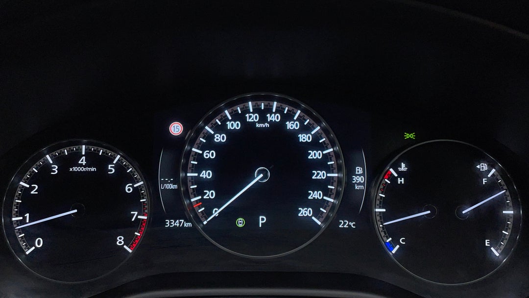 2024 Mazda 3 G20 Evolve, Automatic, 3347 km, Odometer View