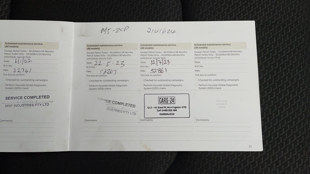 2019 Hyundai i30 Active, Automatic, 52861 km, Service History