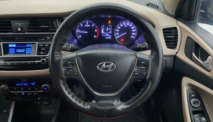 2017 Hyundai Elite i20 SPORTZ 1.4 CRDI, Diesel, Manual, 1,04,426 km, Steering Wheel Close Up