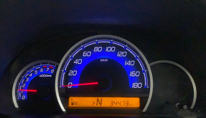 2018 Maruti Wagon R 1.0 VXI AMT, Petrol, Automatic, 34,473 km, Odometer Image