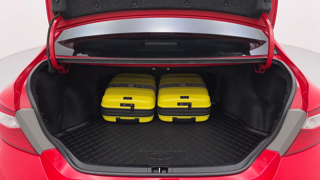 Boot Inside View with Luggage