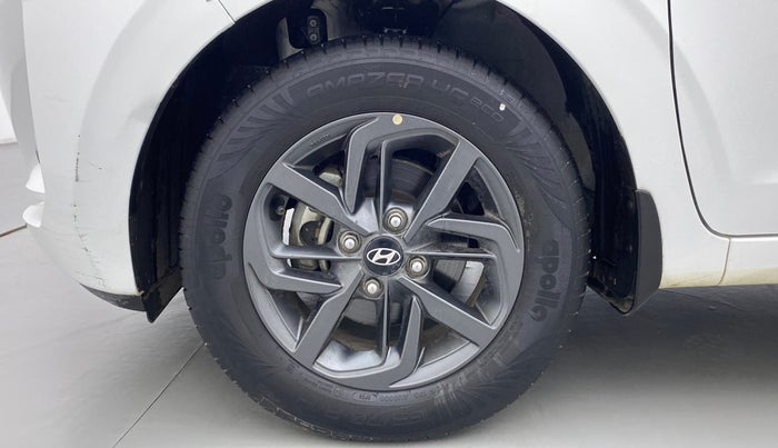 2020 Hyundai GRAND I10 NIOS SPORTZ AMT 1.2 KAPPA VTVT, Petrol, Automatic, 13,085 km, Left Front Wheel