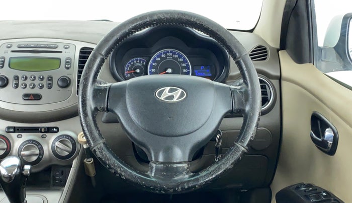 2012 Hyundai i10 SPORTZ 1.2 AT KAPPA2, Petrol, Automatic, 62,918 km, Steering Wheel Close Up