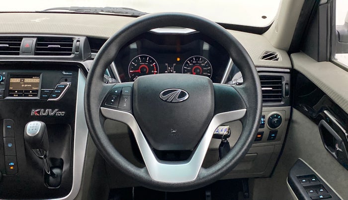 2016 Mahindra Kuv100 K8 D 5 STR, Diesel, Manual, 62,404 km, Steering Wheel Close Up