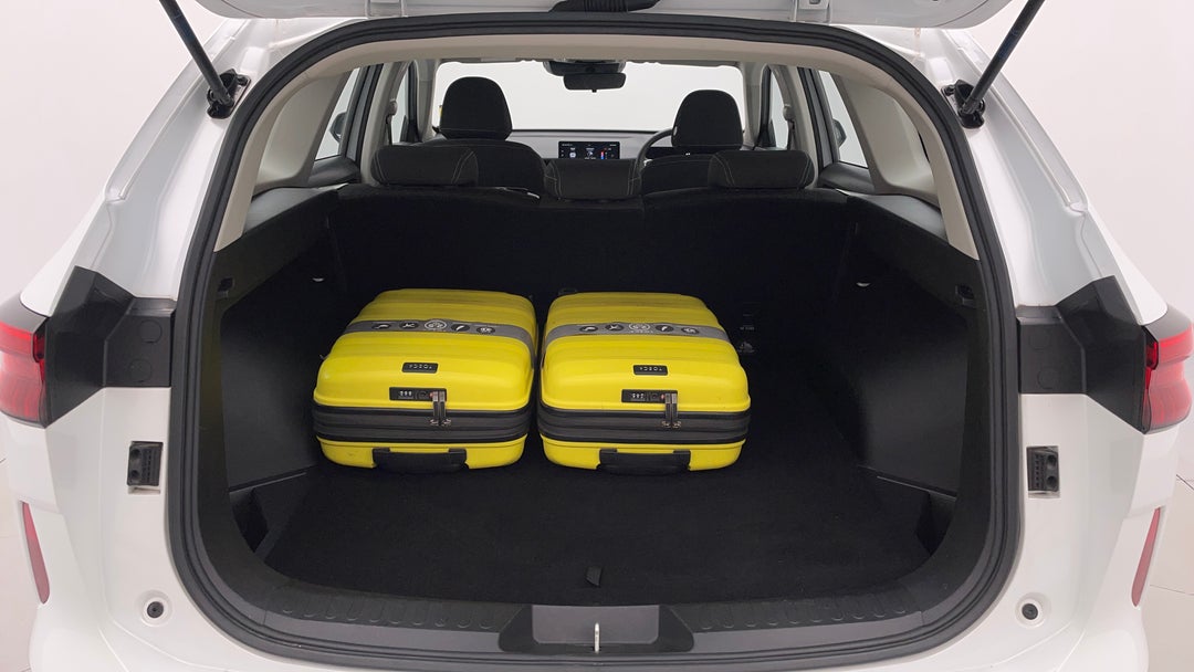 Boot Inside View with Luggage