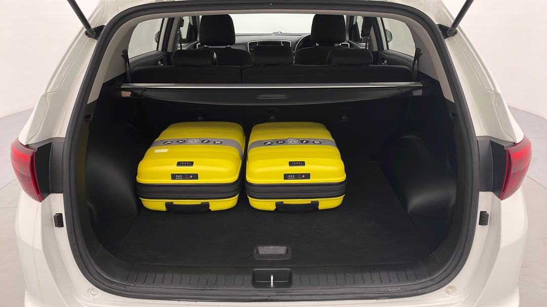 Boot Inside View with Luggage