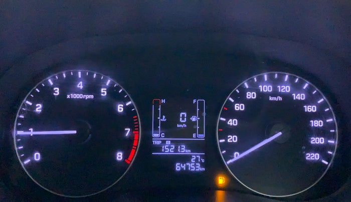 2018 Hyundai Creta 1.6 E + VTVT, Petrol, Manual, 64,849 km, Odometer Image