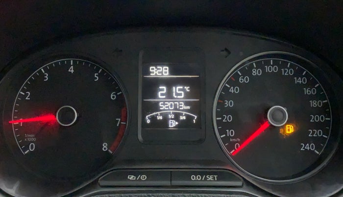 2020 Volkswagen Polo TRENDLINE 1.0L, Petrol, Manual, 52,237 km, Odometer Image