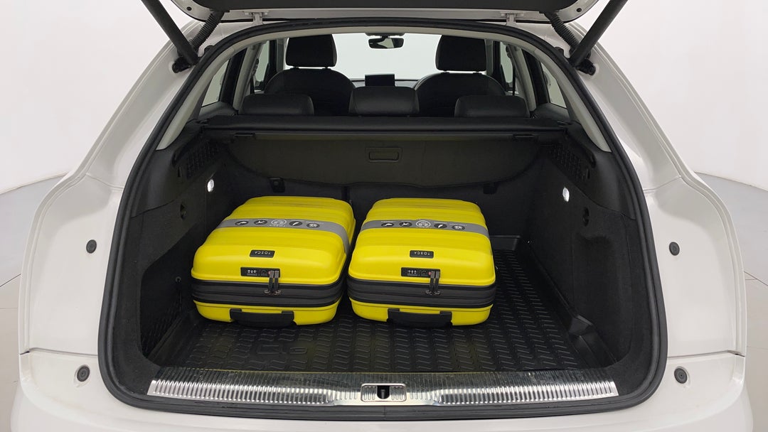 Boot Inside View with Luggage