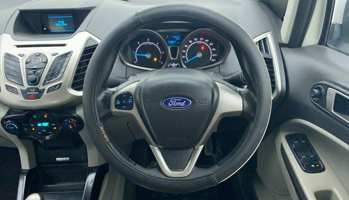 2015 Ford Ecosport 1.5TITANIUM TDCI, Diesel, Manual, 1,40,961 km, Steering Wheel Close-up