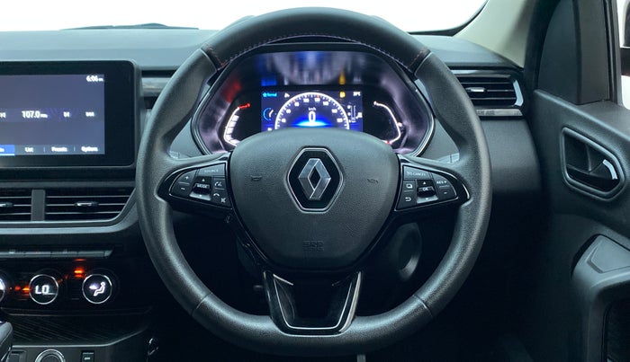 2022 Renault Kiger RXZ CVT 1.0 TURBO DUAL TONE, Petrol, Automatic, 4,371 km, Steering Wheel Close Up