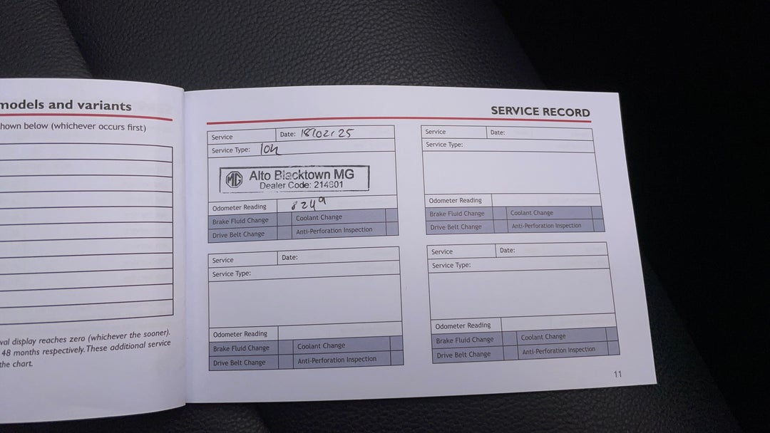 2023 MG ZS Excite, Automatic, 10718 km, Service History